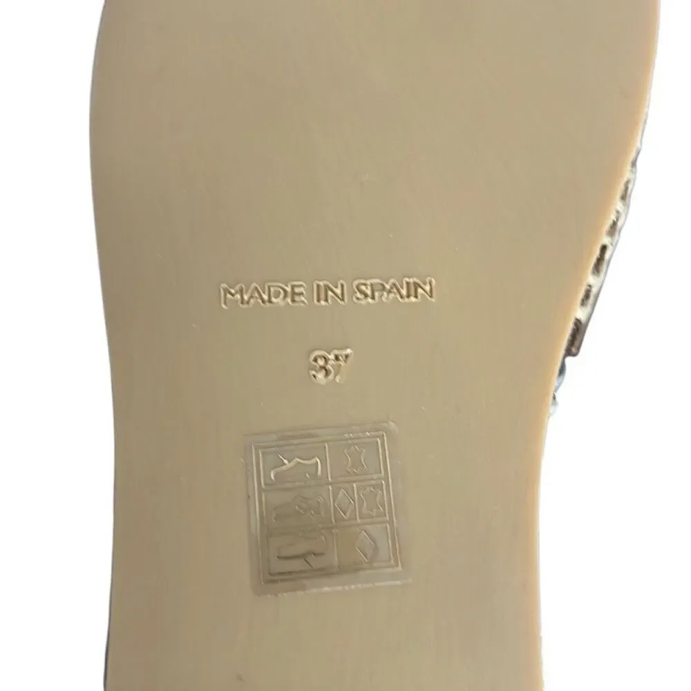 NIB Peserico Beige Suede Espadrilles